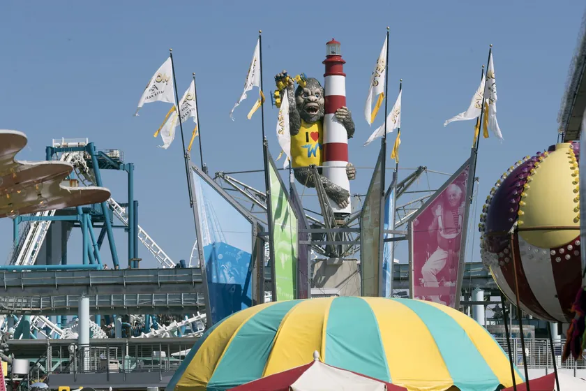 Kong-themed amusement ride at Morey’s Piers in Wildwood